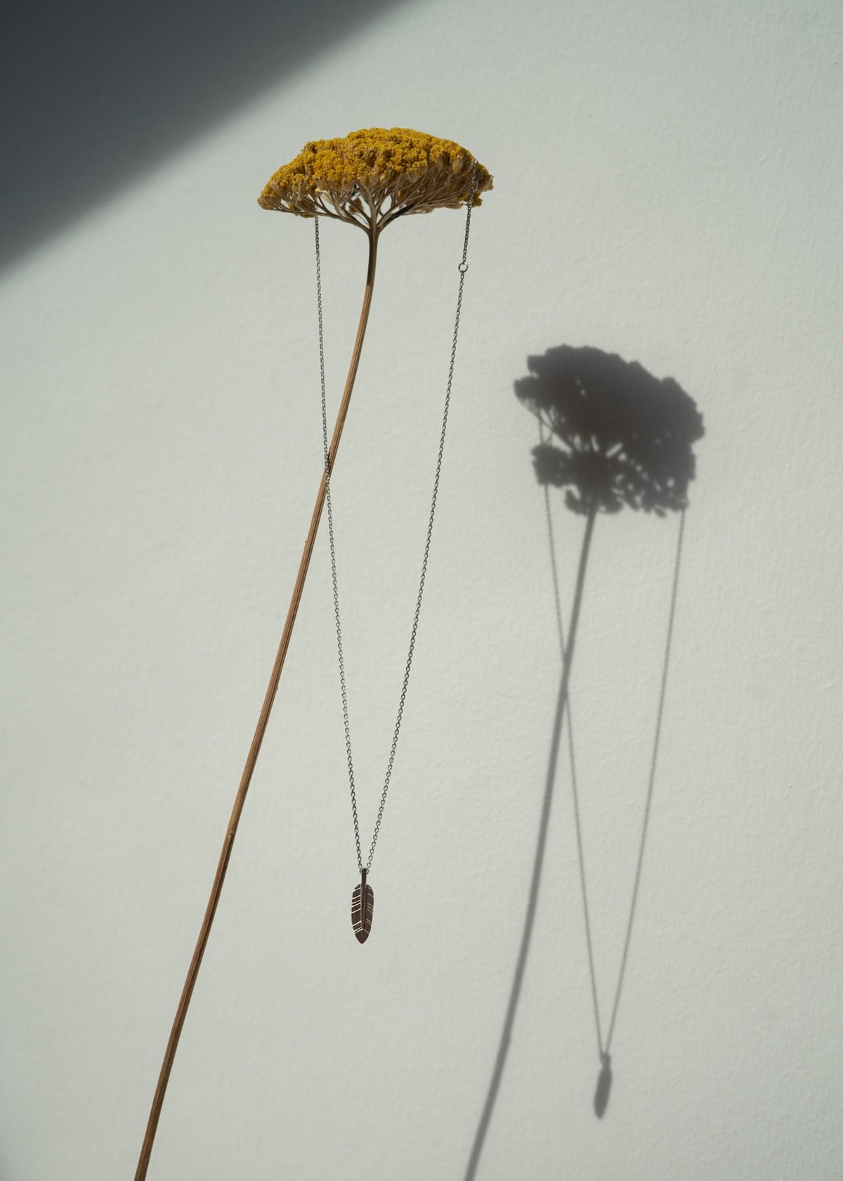 Feather necklace