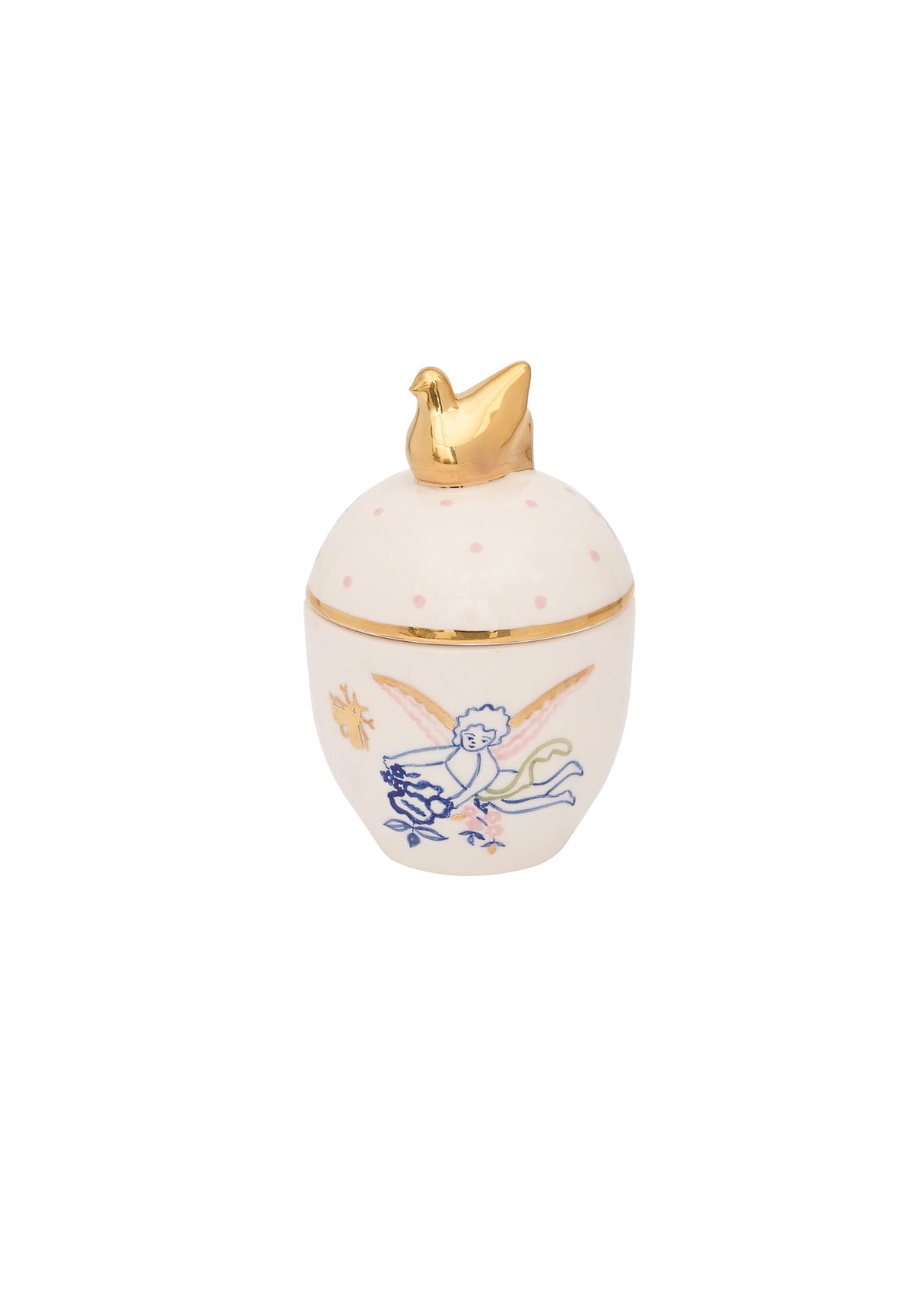 Angel Spring Sugar Bowl