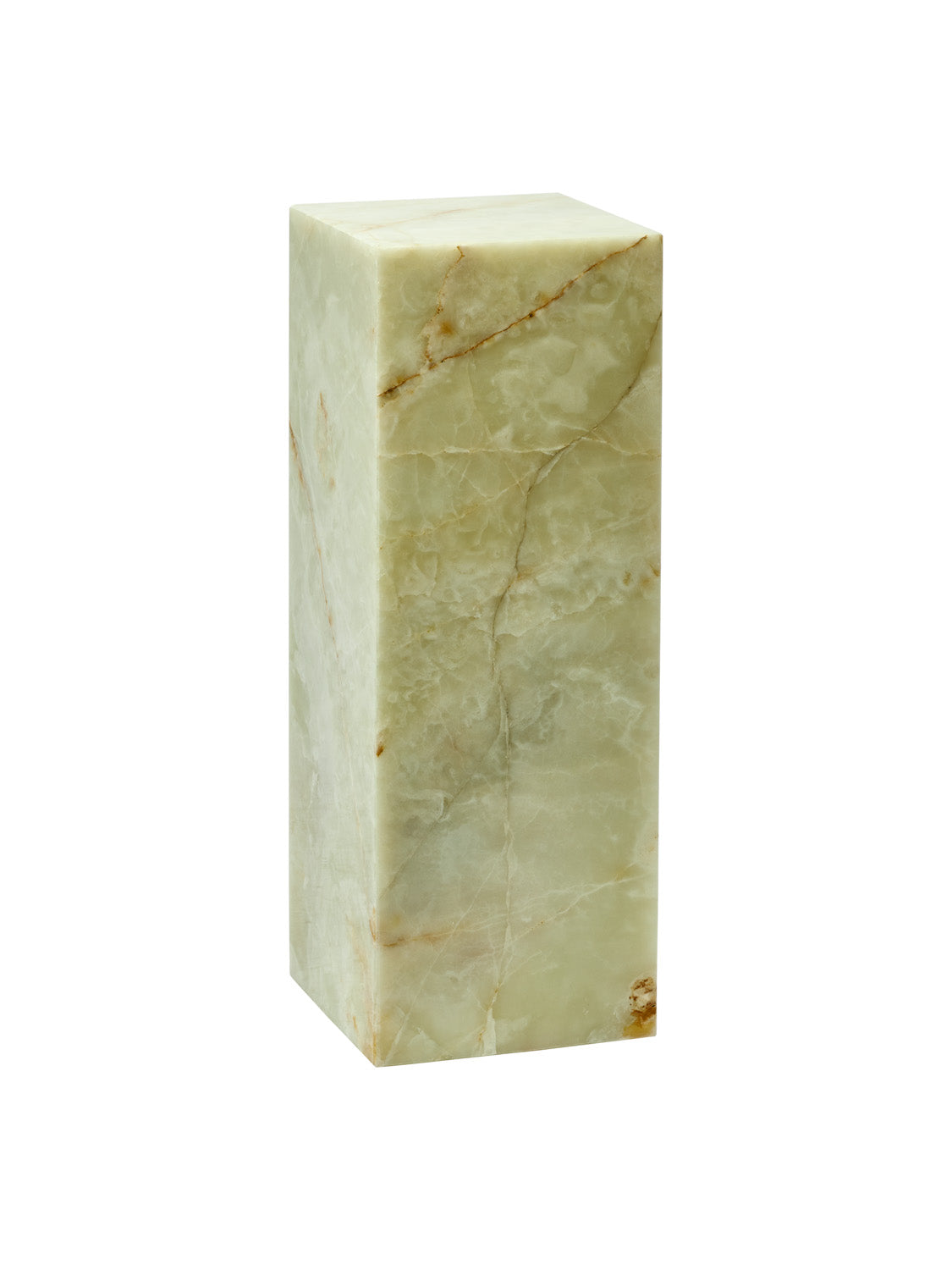 Stone pedestal - green onyx