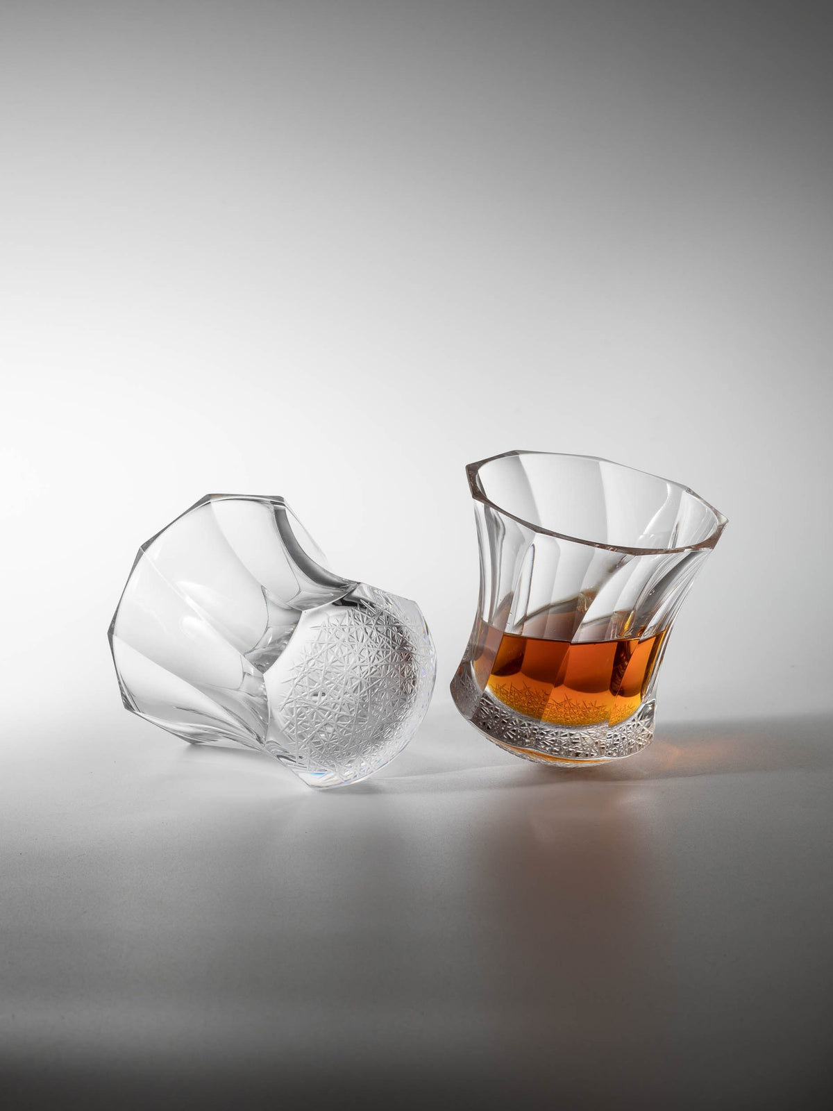 Tornado whiskey glass
