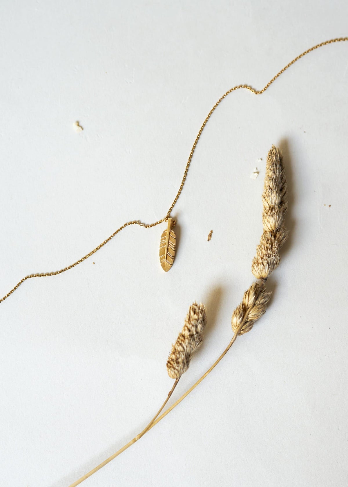 Feather necklace