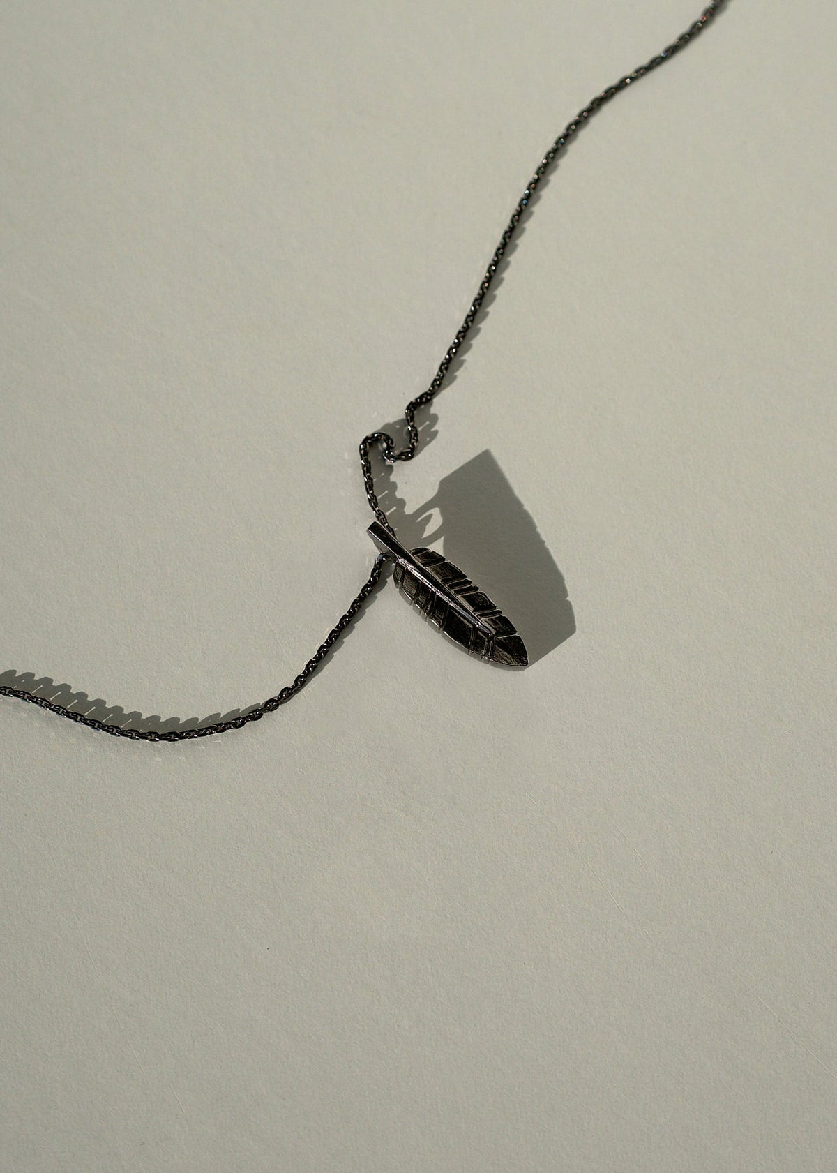 Feather necklace
