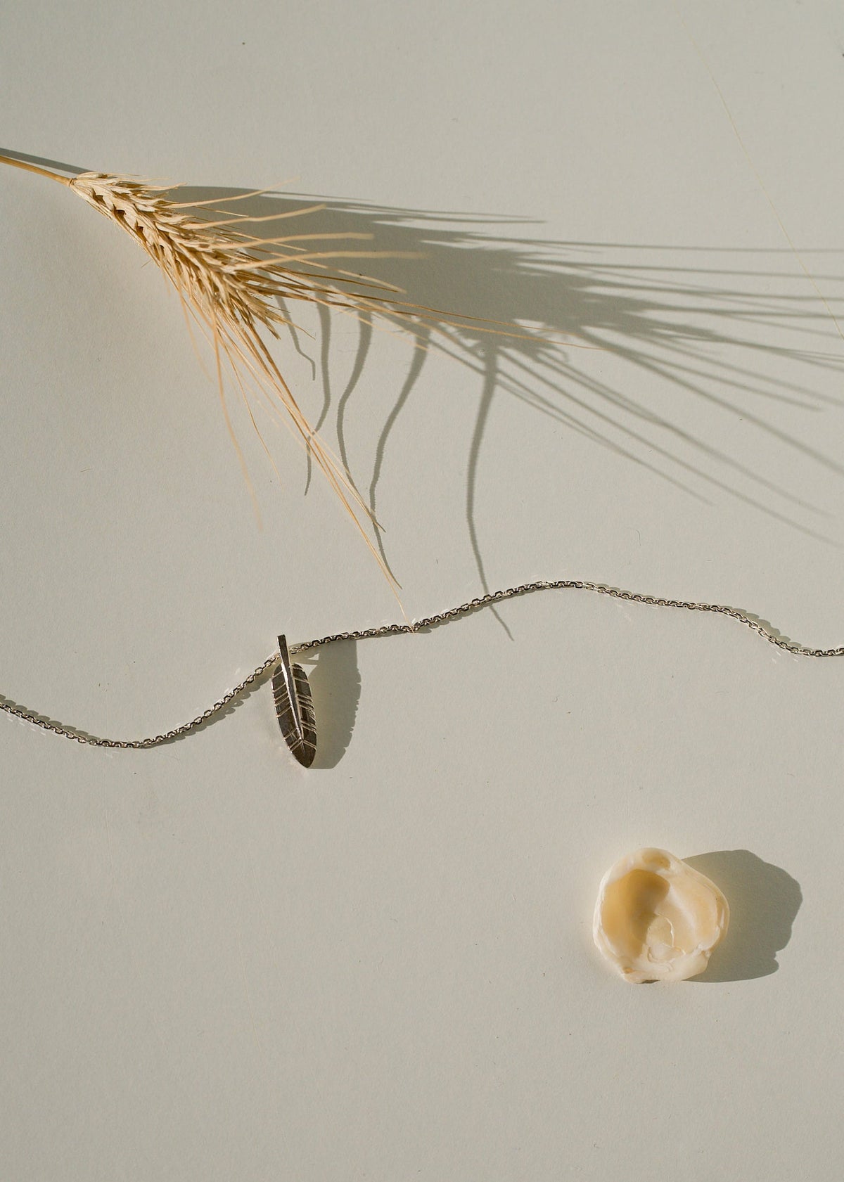 Feather necklace