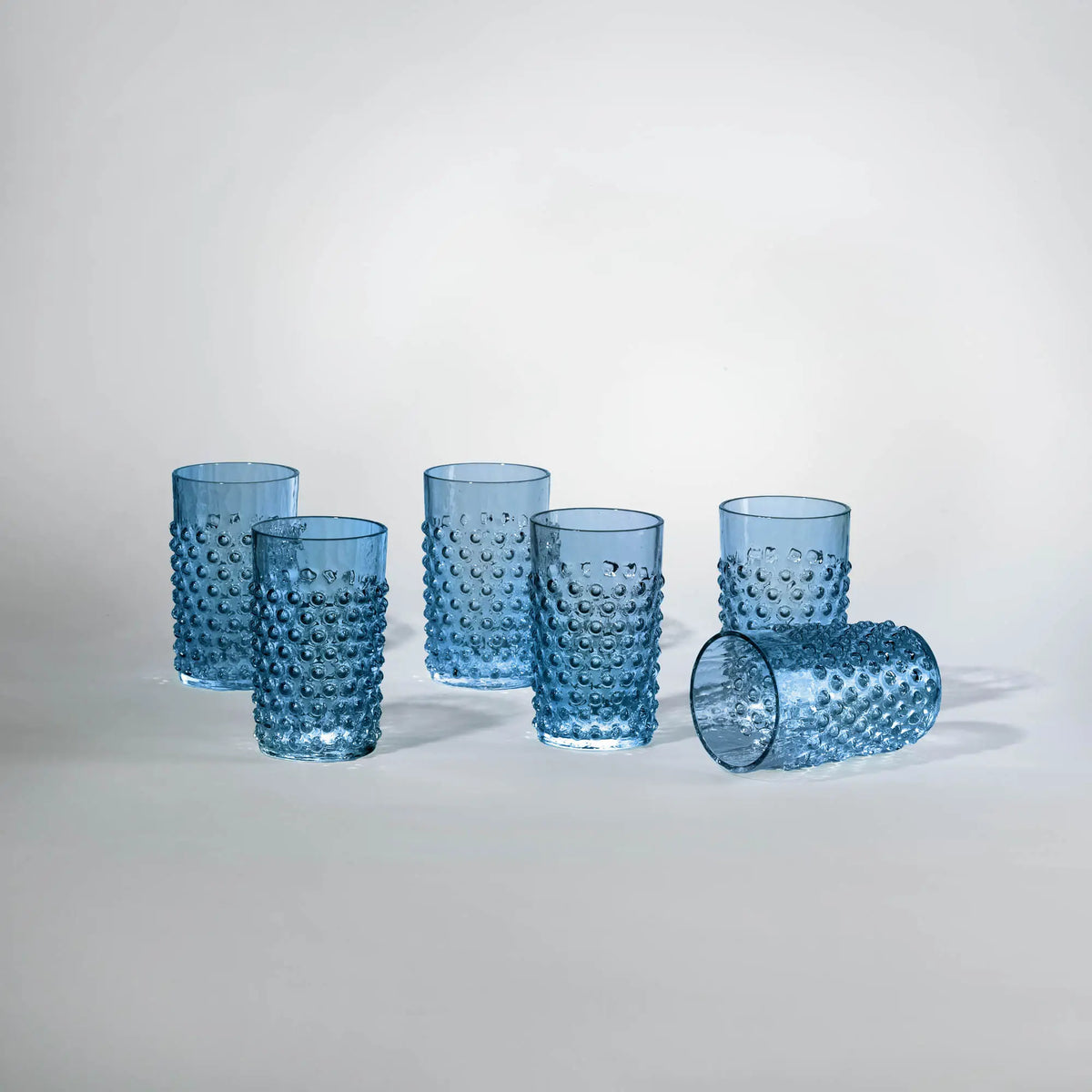 Hobnail glasses