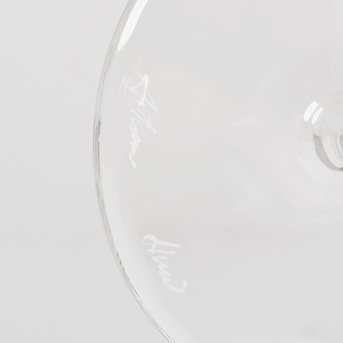 Ariel Pearl Snail glass