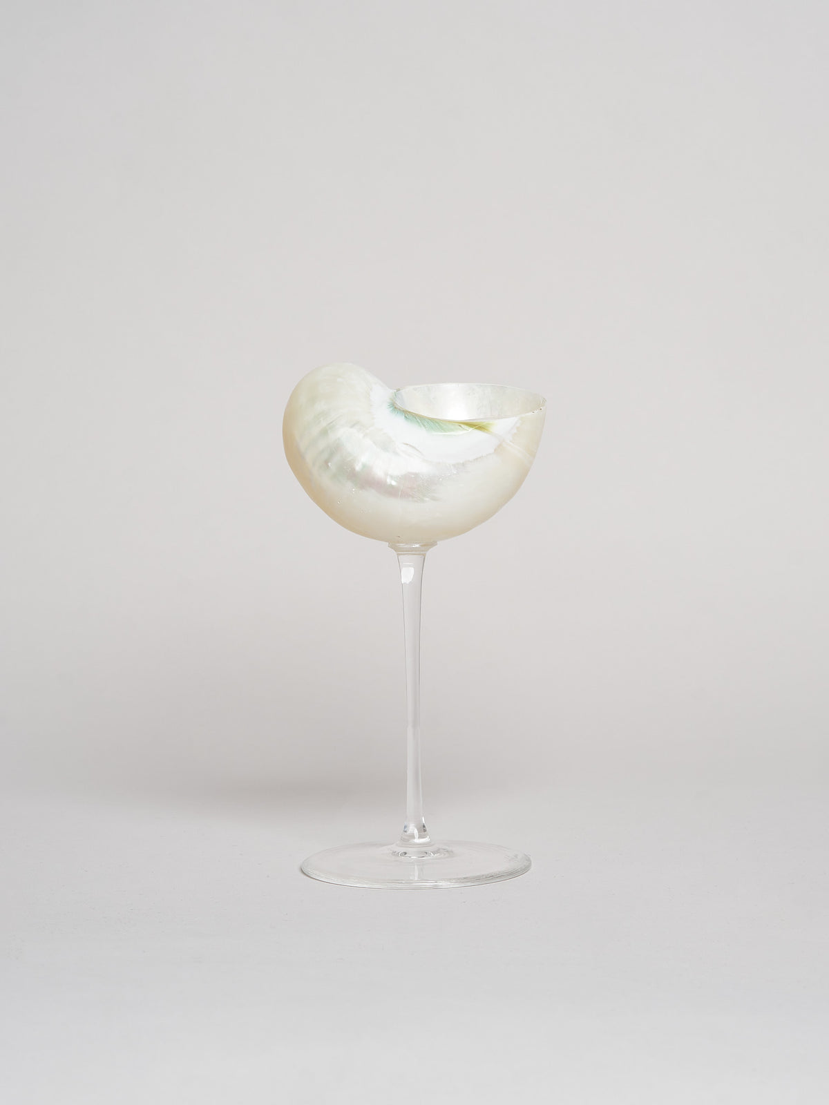 Ariel Pearl Snail glass