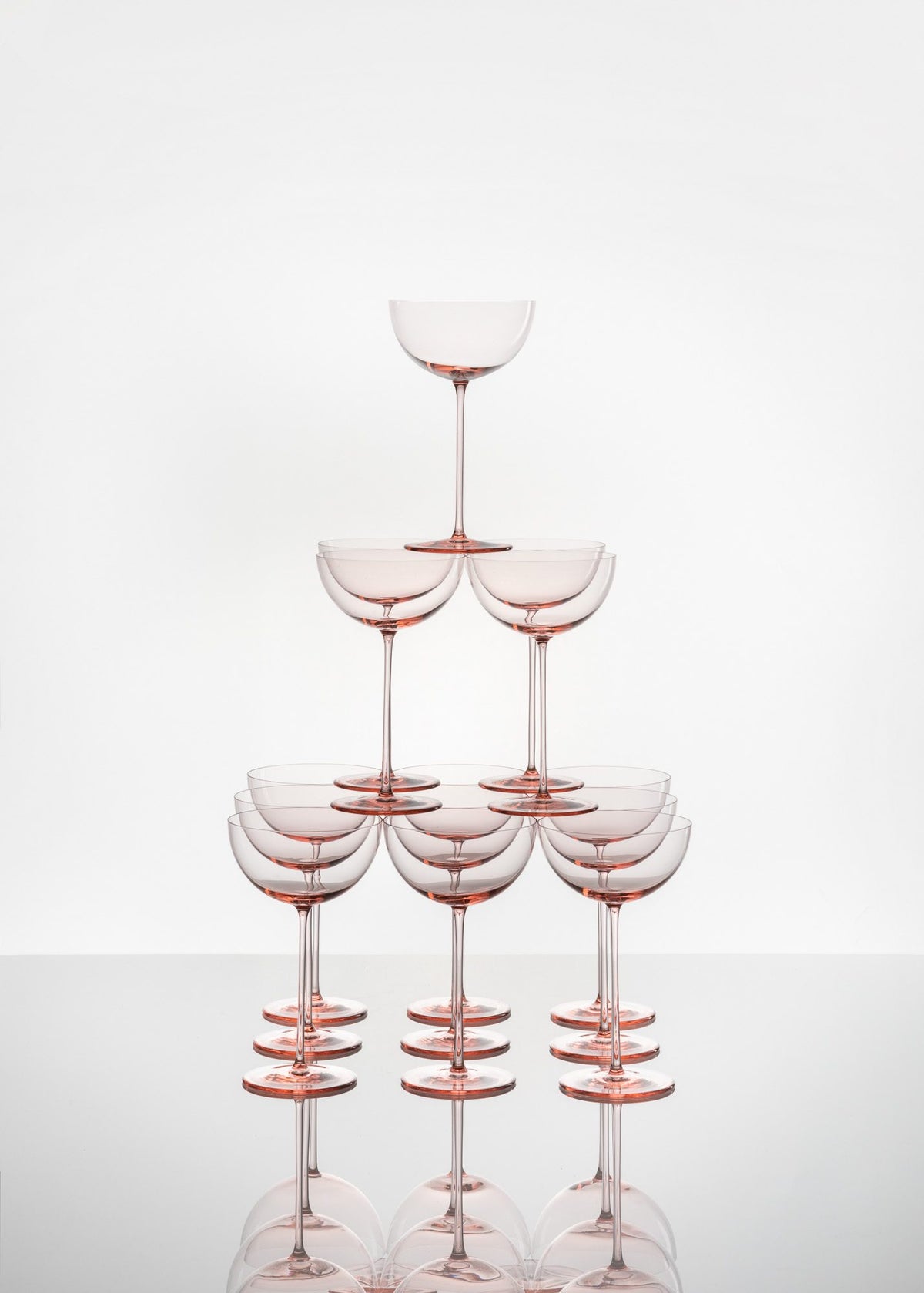 Bubbles champagne coupe glasses (set of 2)