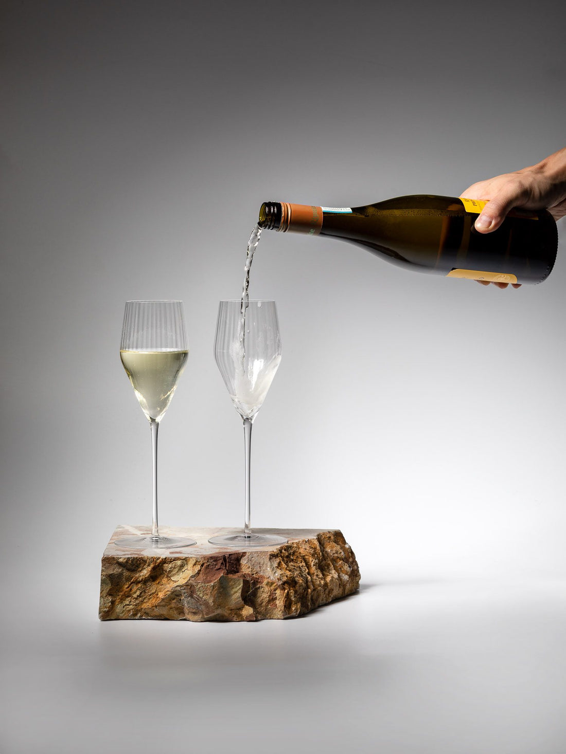 Dolce Vita champagne tulip glasses (set of 2)