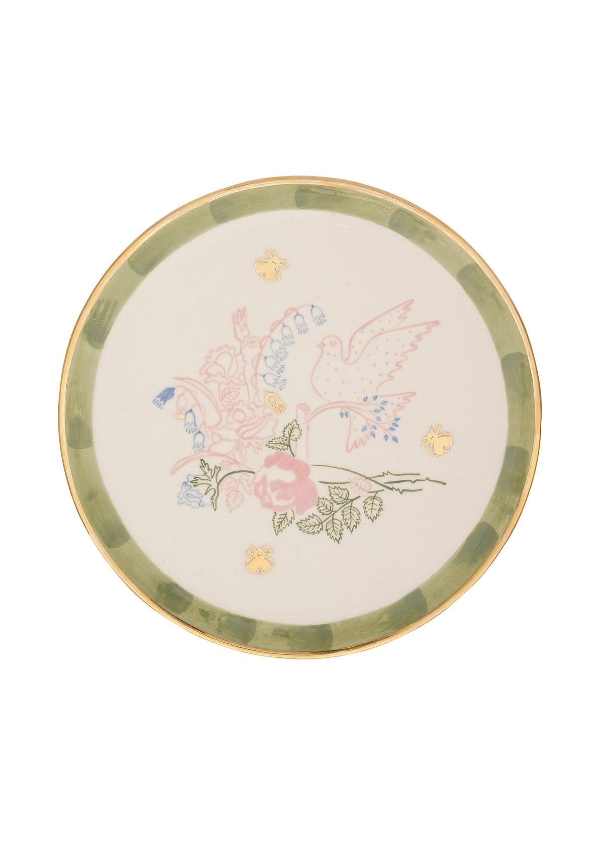 Dove round plate