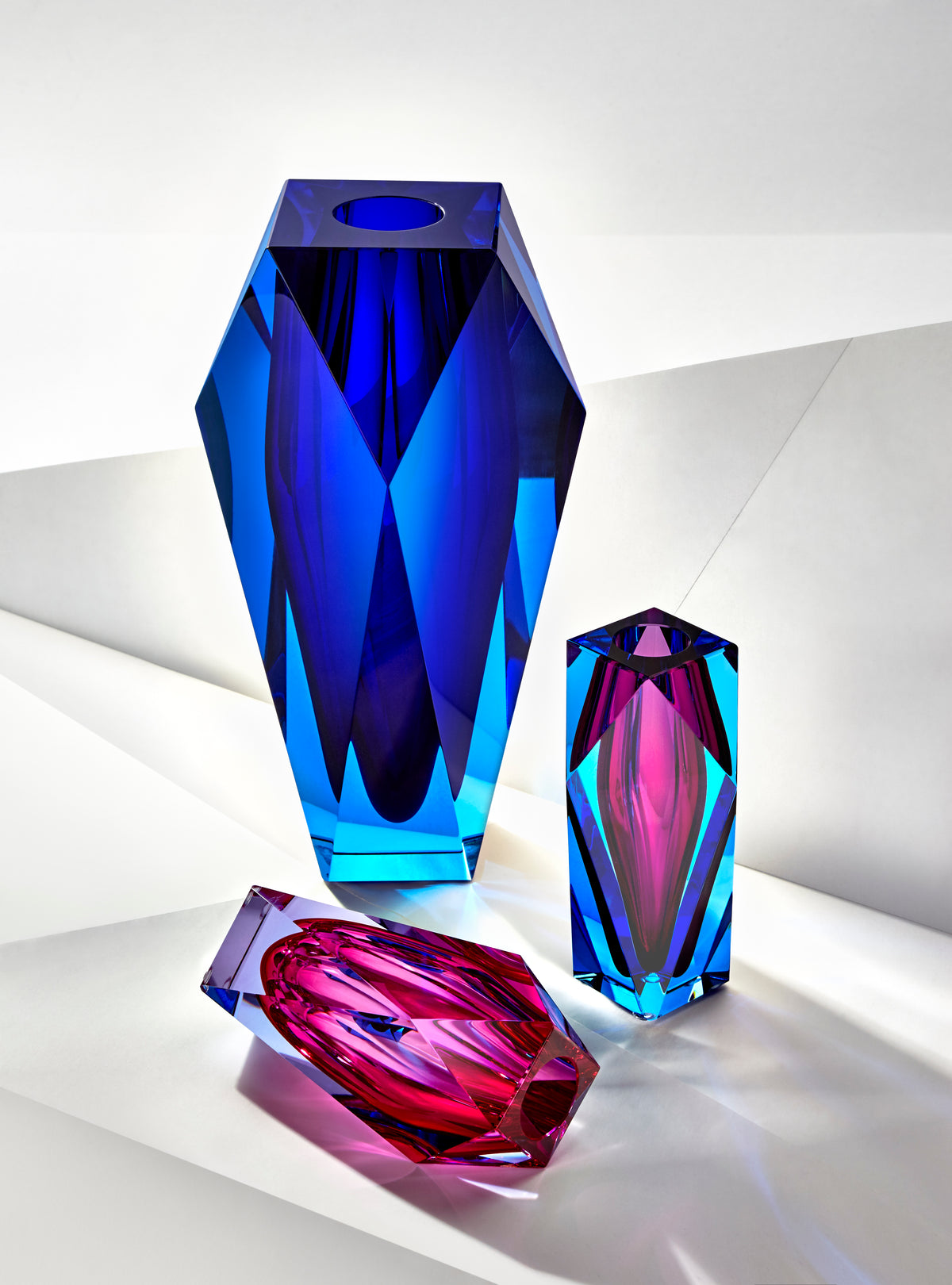 Gema váza - Aquamarine rose