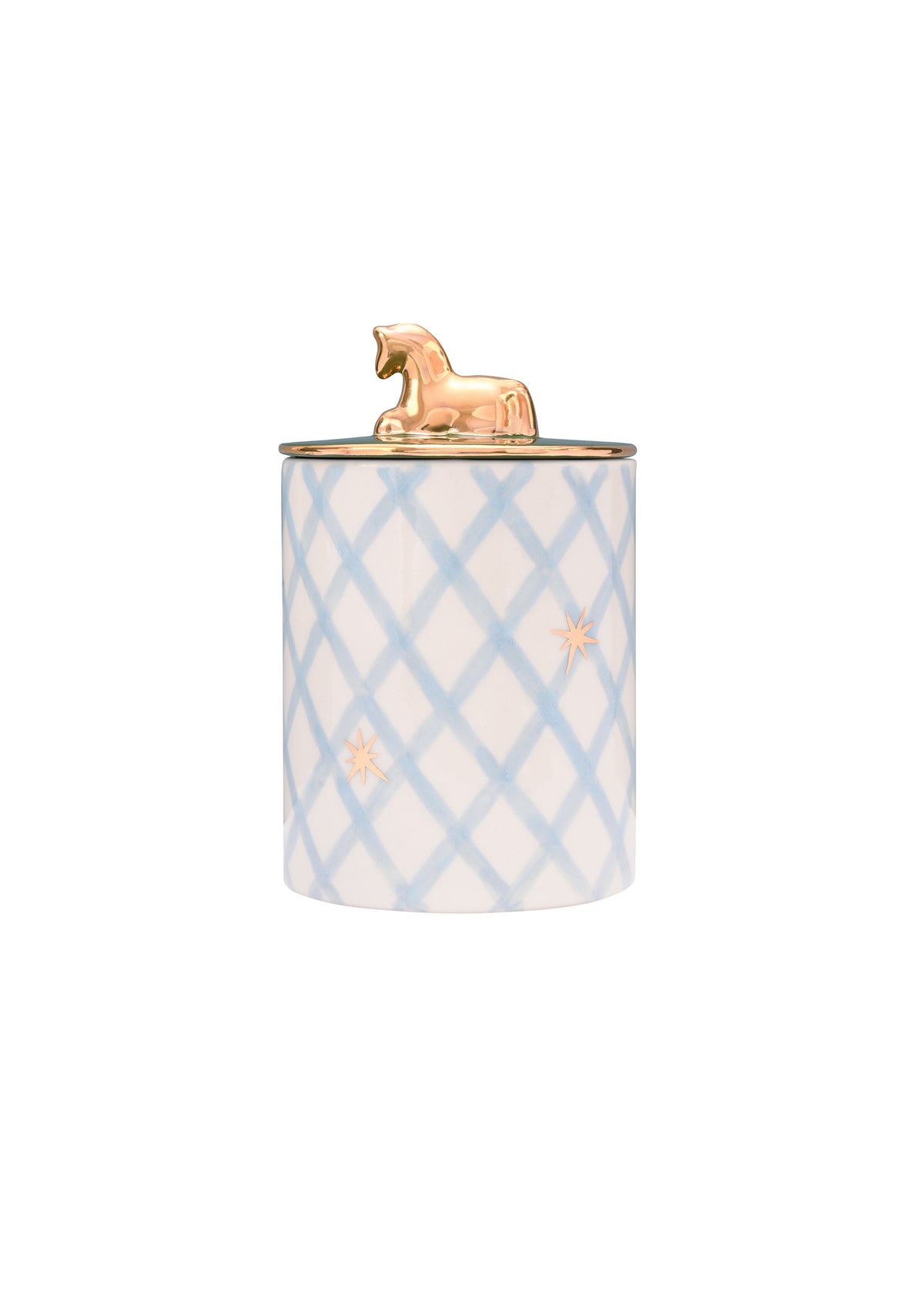 Horseman Sugar Bowl - Blue